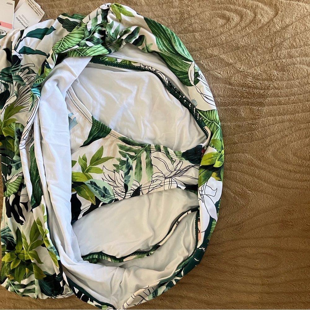 Tropical Print Tankini Set - Picture 8 of 8